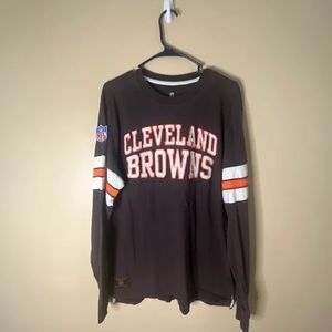 Cleveland browns embroidered long sleeve